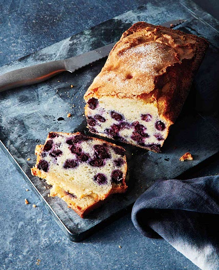 Lemon Blueberry Pound Cake With Yogurt