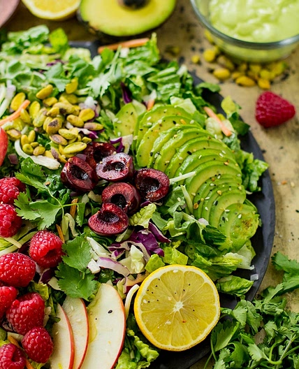 Avocado Berry Salad