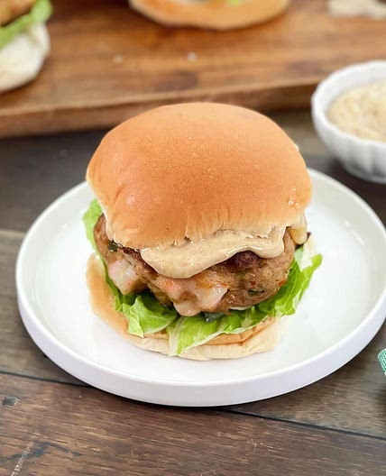 Shrimp Burger with Creole Mayo Recipe