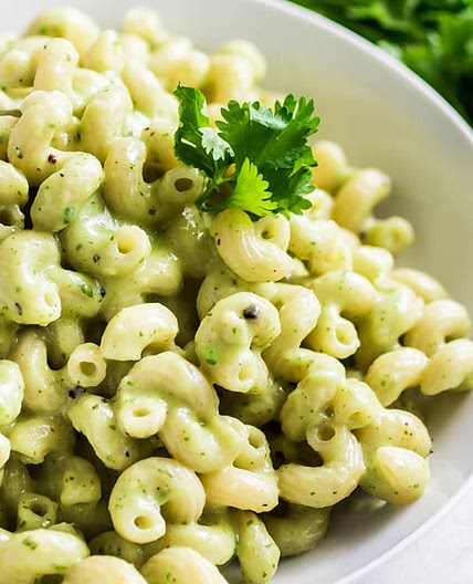 White Cheddar Avocado Mac and Cheese