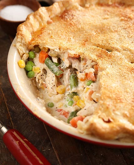 Alfredo Chicken Pot Pie