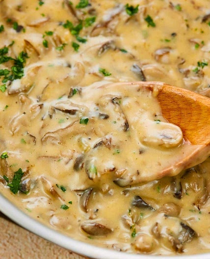 Mushroom Stroganoff