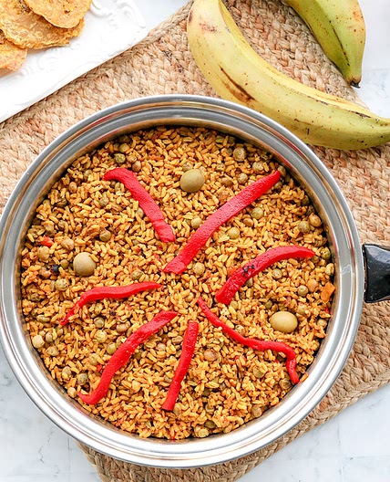 Puerto Rican Rice with Pigeon Peas