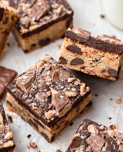Brown Butter Toffee Blondies