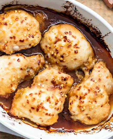 Honey Garlic Chicken Thighs