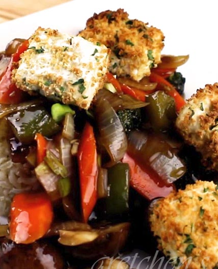 Crispy Tofu Vegetable Stir-Fry