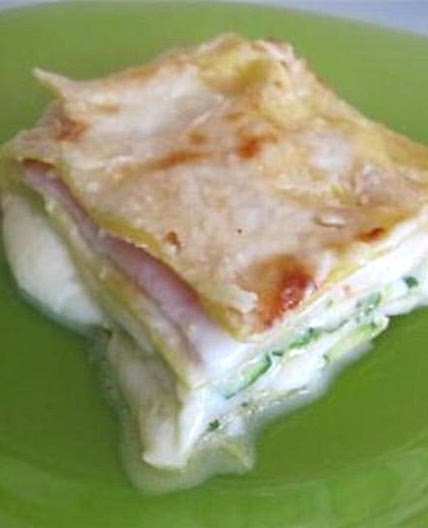 Lasagne bianche con zucchine