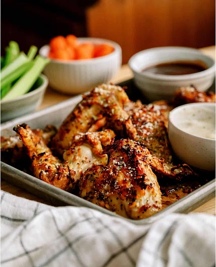 Garlic Parmesan Chicken Wings Recipe