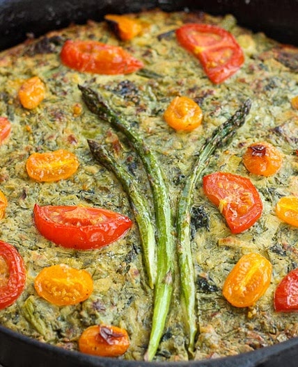 Spring Green Vegan Frittata