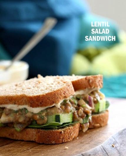 Falafel Spice Lentil Salad Sandwich Recipe