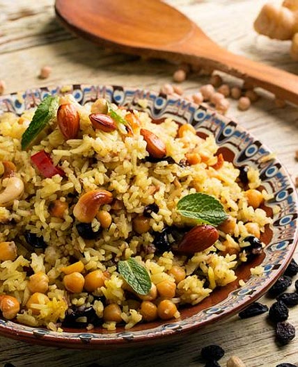 Receita de Arroz de Natal na panela de pressão