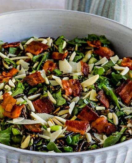 Wild Rice Salad with Bacon and Arugula