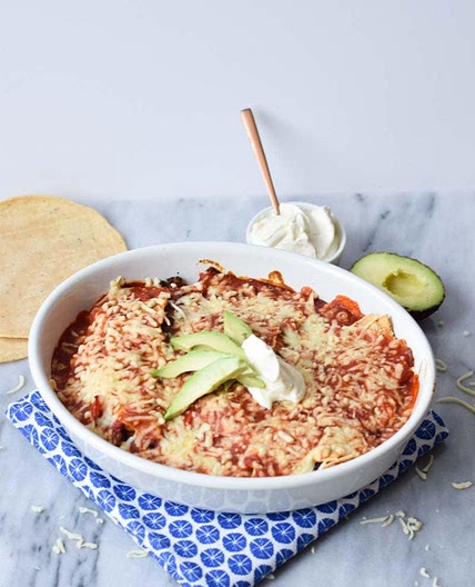 Low FODMAP enchiladas