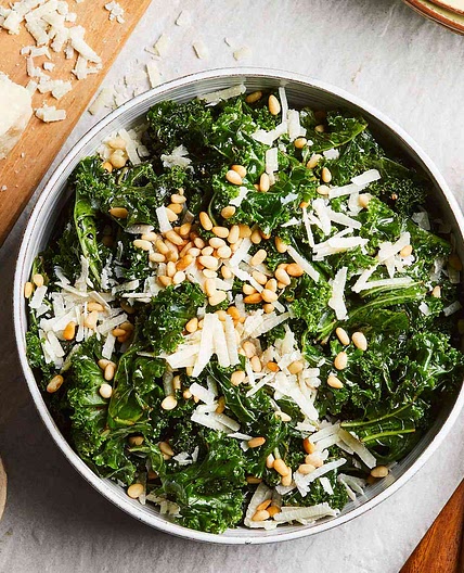 Kale Salad with Balsamic & Parmesan