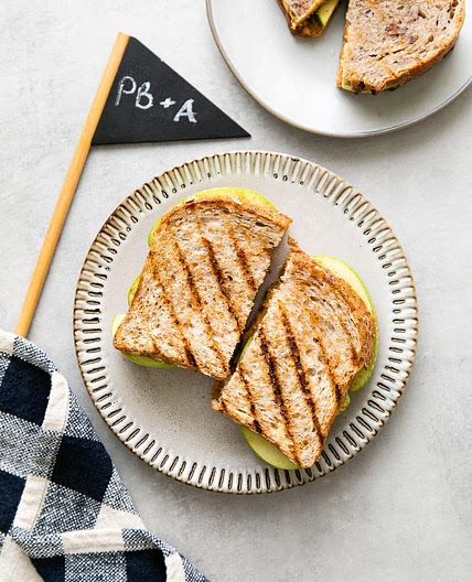 GRILLED PEANUT BUTTER & APPLE SANDWICH