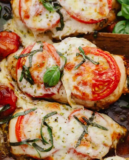 Baked Caprese Chicken
