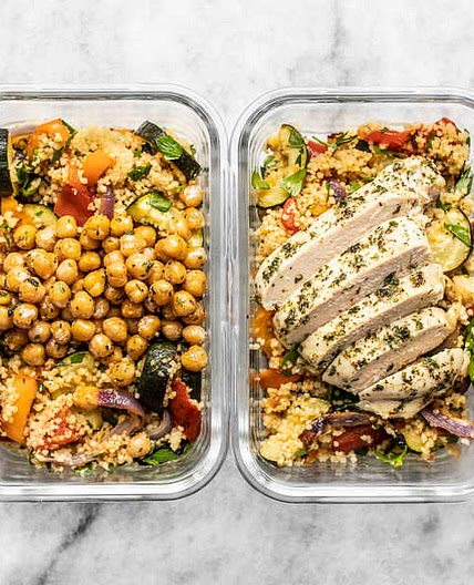 Roasted Vegetable Couscous Meal Prep