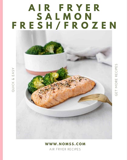 Keto Friendly Air Fryer Salmon From Frozen 氣炸鍋三文魚