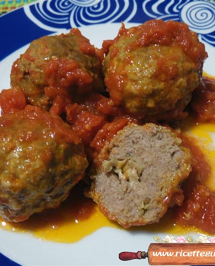 Polpette ripiene funghi e provola