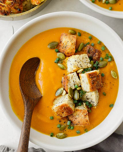 Sweet Potato Tomatillo Bisque