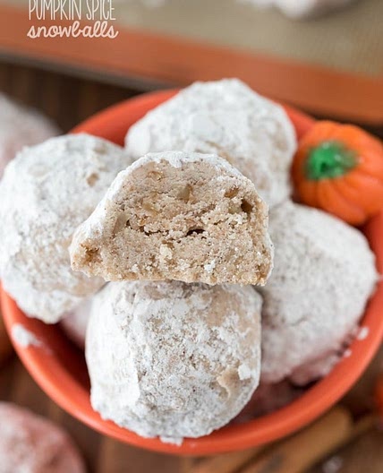 Pumpkin Spice Snowballs