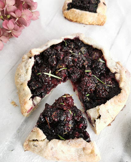 Rustic Blackberry & Blueberry Galette