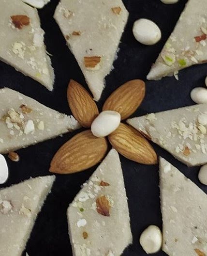 बादाम मूंगफली कतली (badam moongfali katli recipe in Hindi)