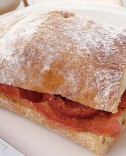 Bacon & tomato ciabatta