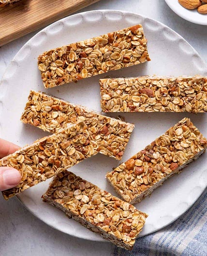 Honey Oat Granola Bars