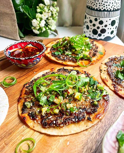 Speedy Smash Dumpling Tacos