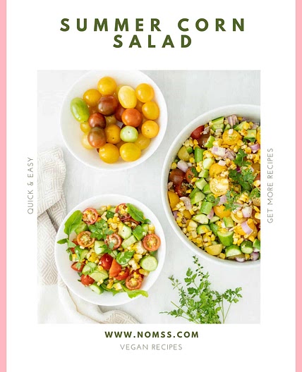 Air Fryer Corn Summer Salad