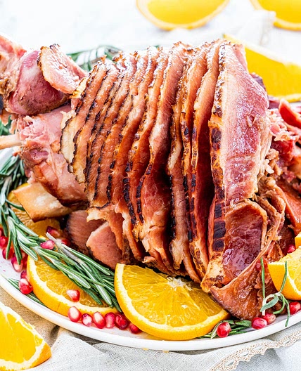 Crockpot Brown Sugar Cola Glazed Ham