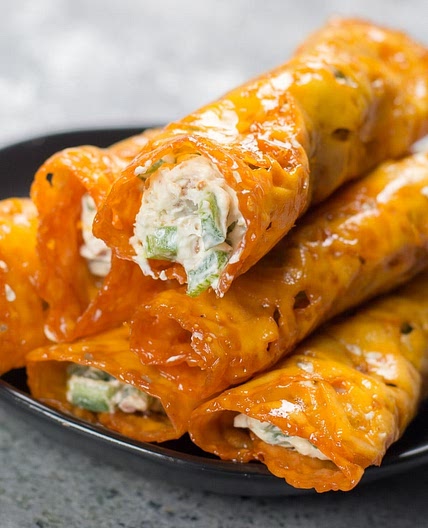 Keto Jalapeño Popper Taquitos with Bacon