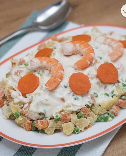 Ensaladilla de gambas