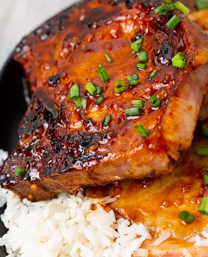 Asian-Style Hoisin Glazed Pork Chops