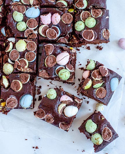 Mini Egg Brownies (Gluten-Free)