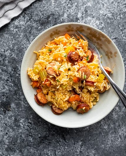 Instant Pot Cajun Rice and Sausage