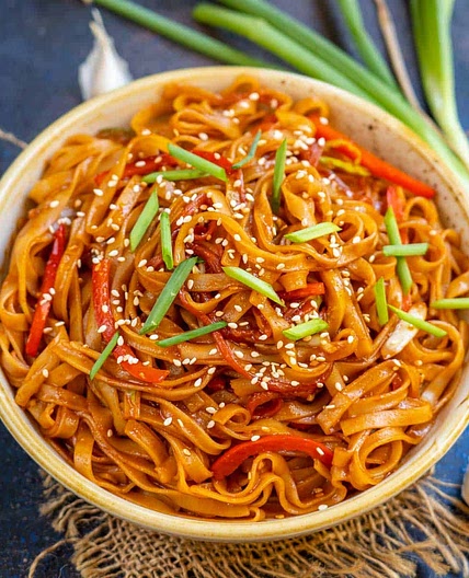 Sweet And Spicy Korean Gochujang Noodles Recipe