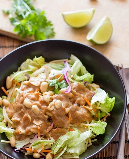 Pasta Salad With Peanut Butter Dressing