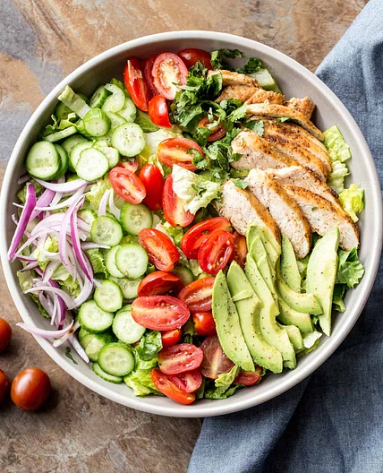 Romaine Avocado Chicken Salad Recipe