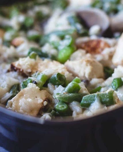 Green Bean & Chicken Casserole