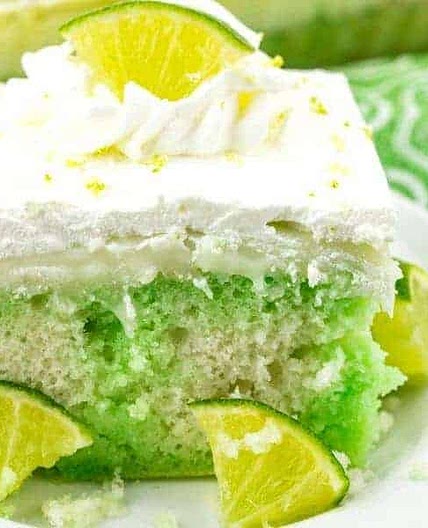 KEY LIME PIE POKE CAKE