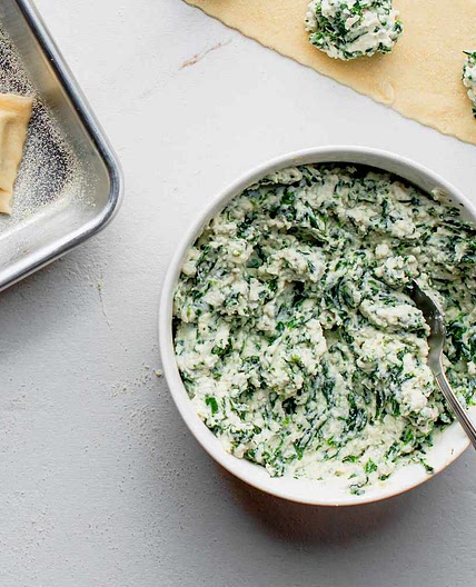 Ricotta and Spinach Ravioli Filling
