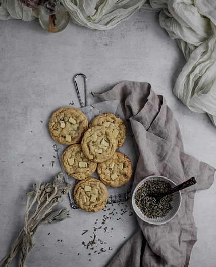 Lemon Lavender Cookies (Gluten Free)