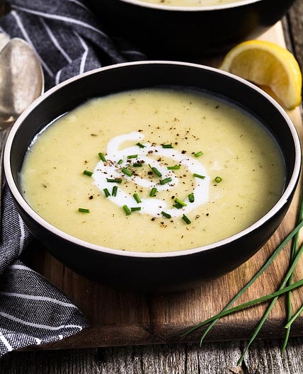 Instant Pot Potato Leek Soup