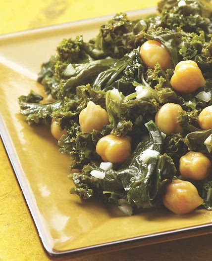 Indian-Spiced Kale & Chickpeas