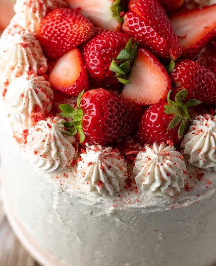 Gluten Free Strawberry Cake