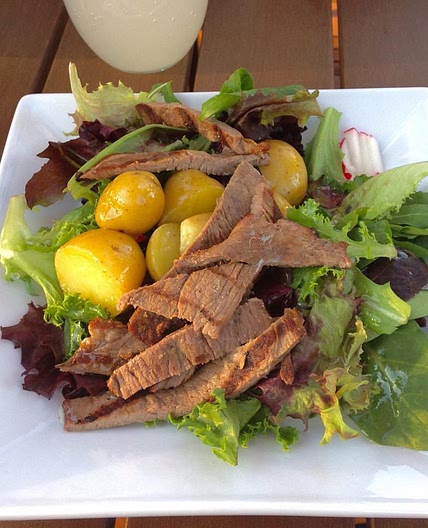 Warm Steak and Potato Salad