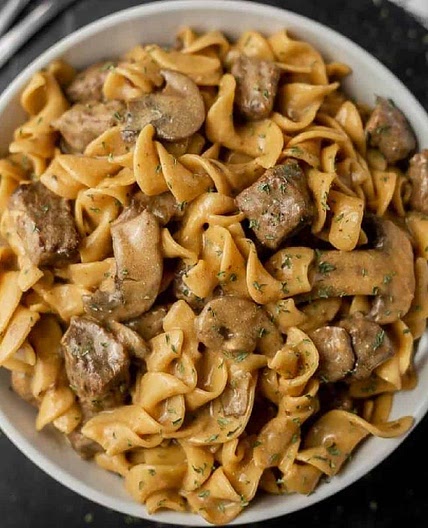 Crock Pot Beef Stroganoff
