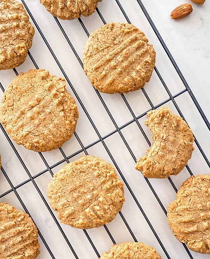 Vegan Almond Butter Cookies [Oil Free]